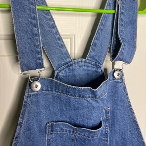 Men’s Denim Overall Shorts - Forever21